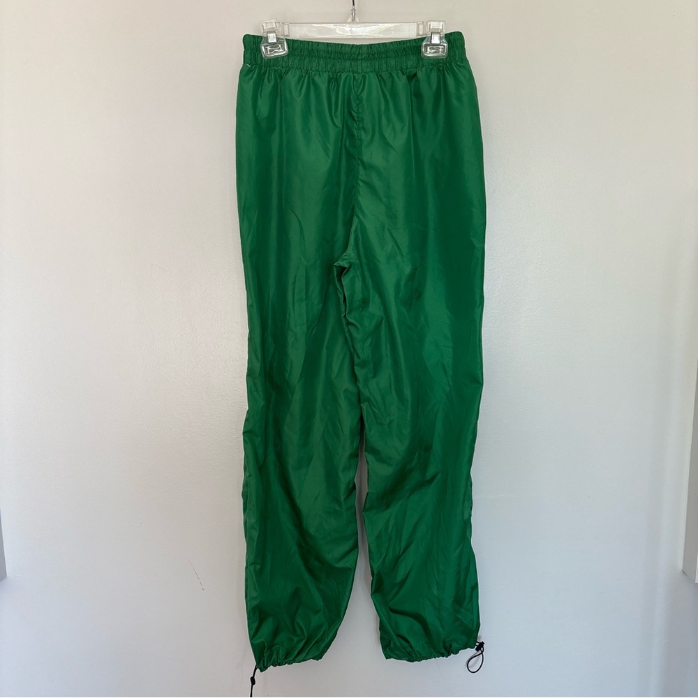 STAUD Green Track Pants with Navy Pocket Accents - Picture 9 of 14